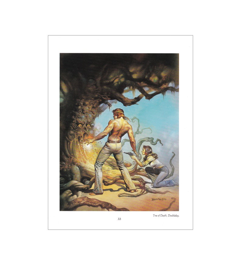 World of Tiers Boris Vallejo vintage fantasy cover art Tree of | Etsy