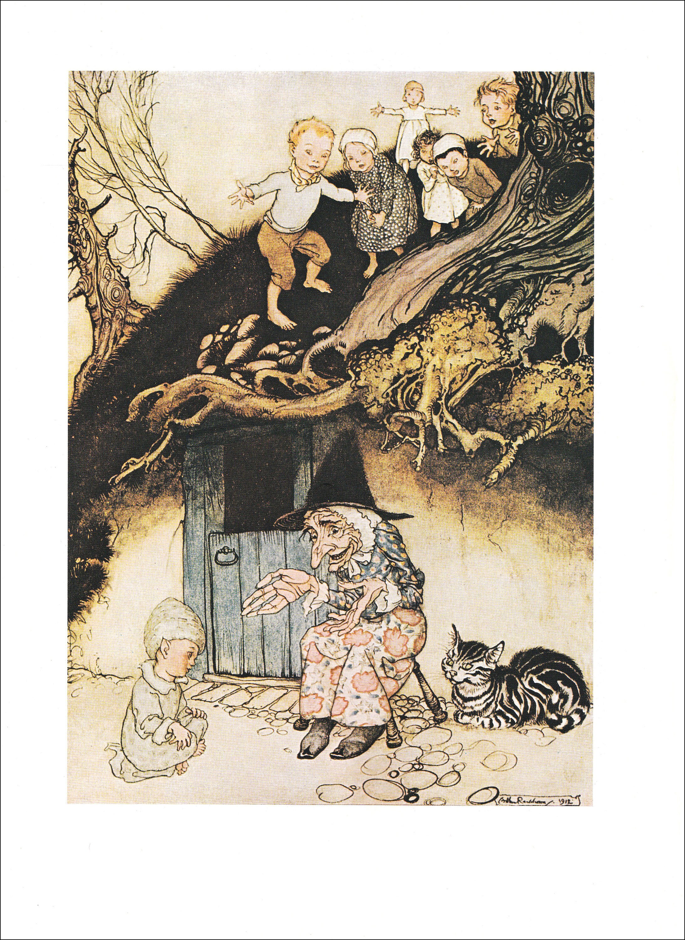 Mother Goose Nursery Rhyme Fine Art Print Arthur Rackham - Etsy