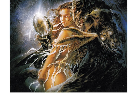 Luis Royo Secret Reflections Mirror Nude Female Woman Ugly
