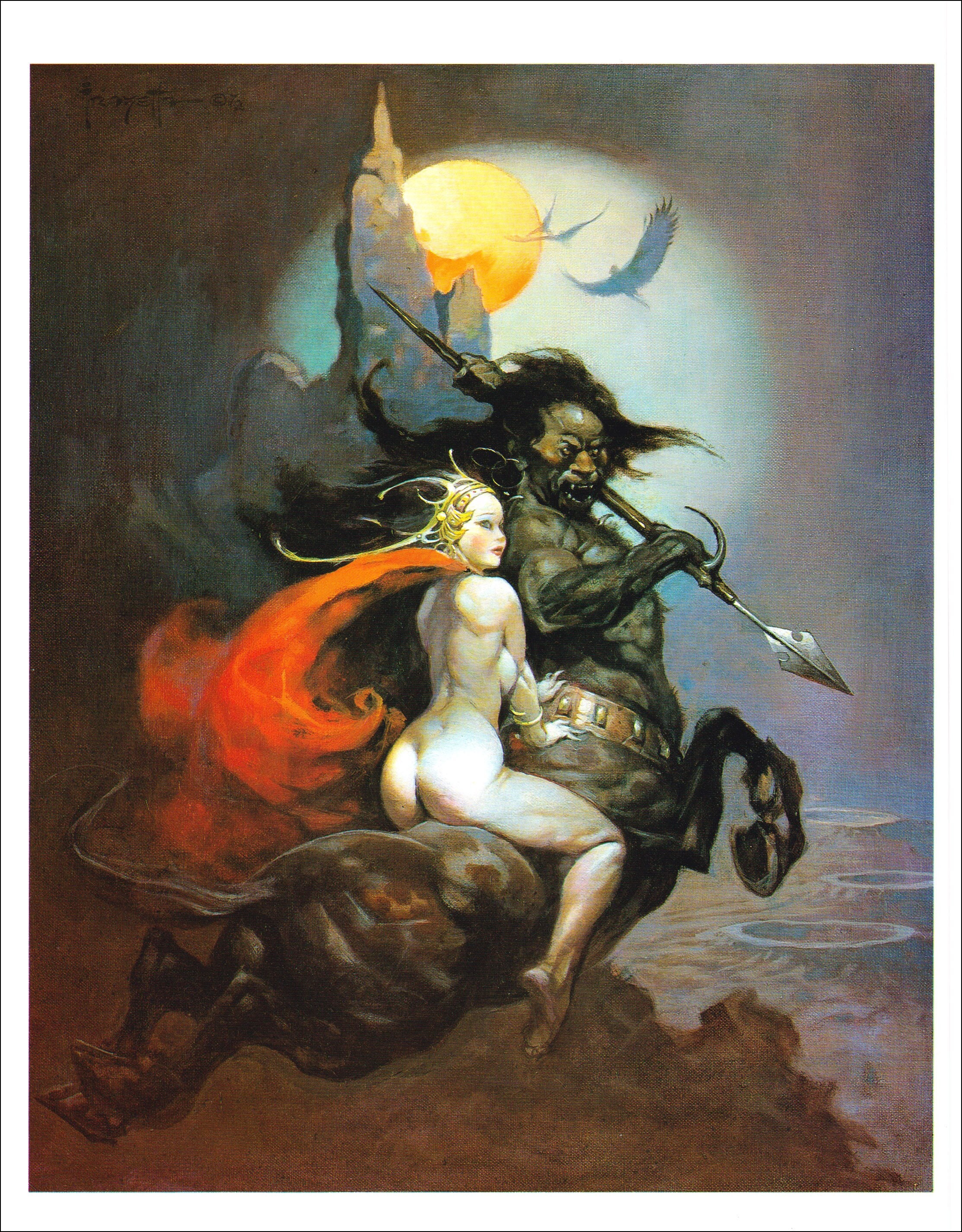 Frank Frazetta and wife