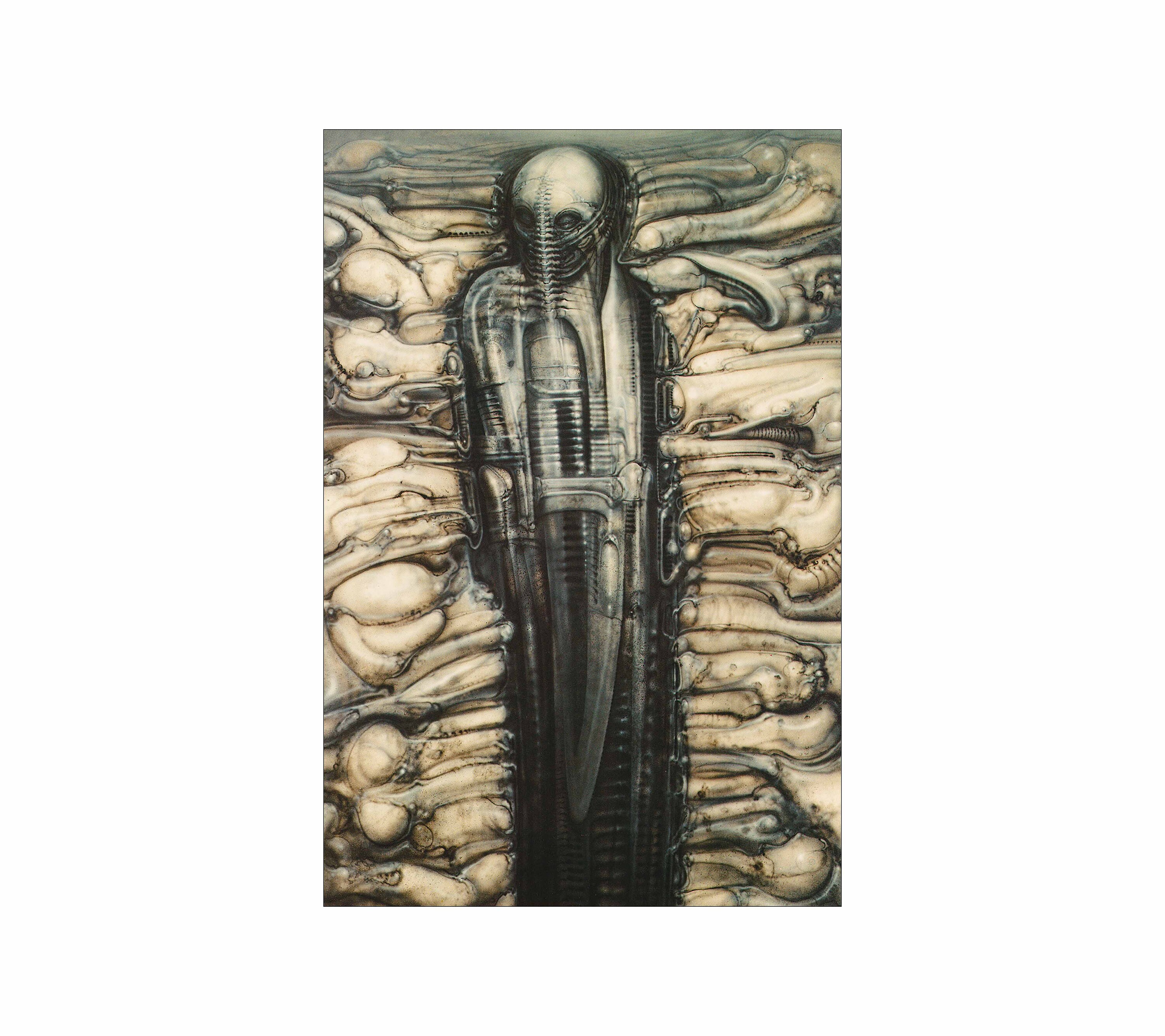 HR Giger Fantastic Biomechanical Art Samurai Surrealistic
