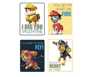 Paw Patrol Valentine Svg - Etsy
