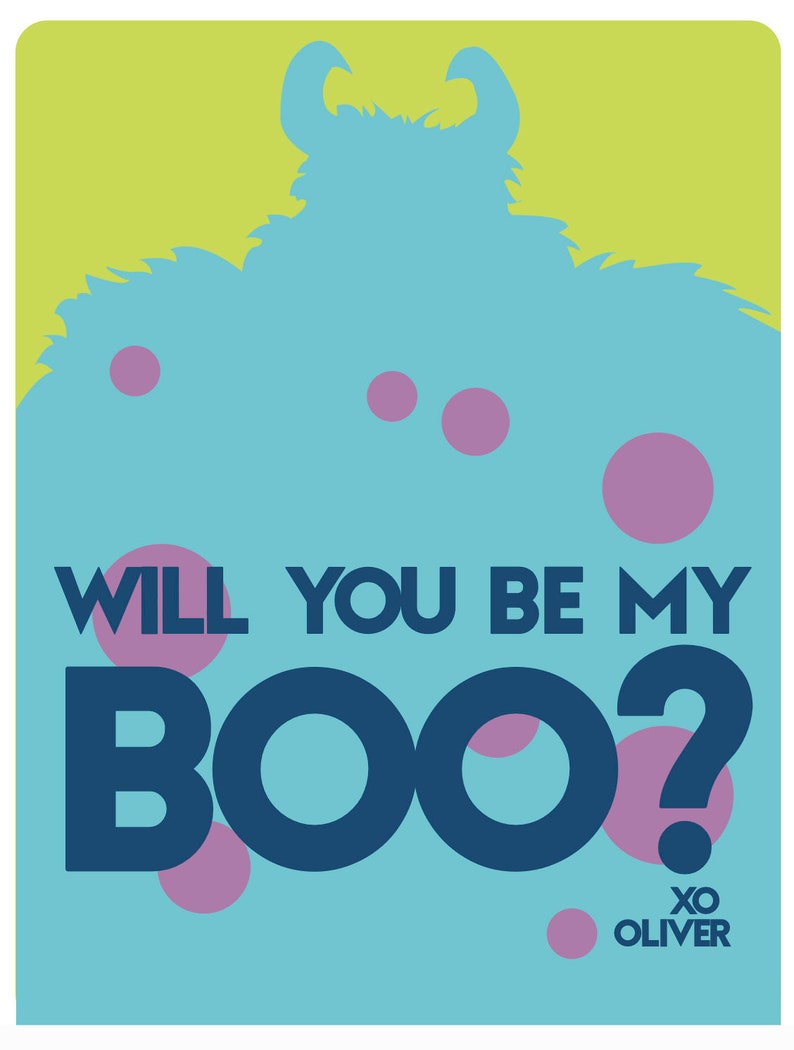 Monsters Inc Custom Valentine's Day Cards PRINTABLE FILE image 5