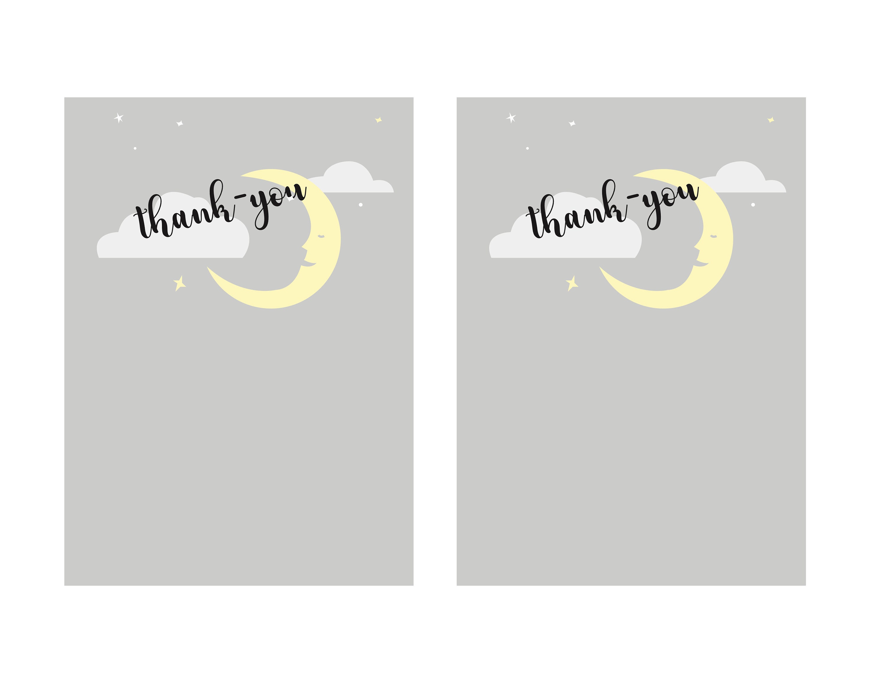 Custom Moon and Stars Baby Shower Decoration and Invite | Etsy