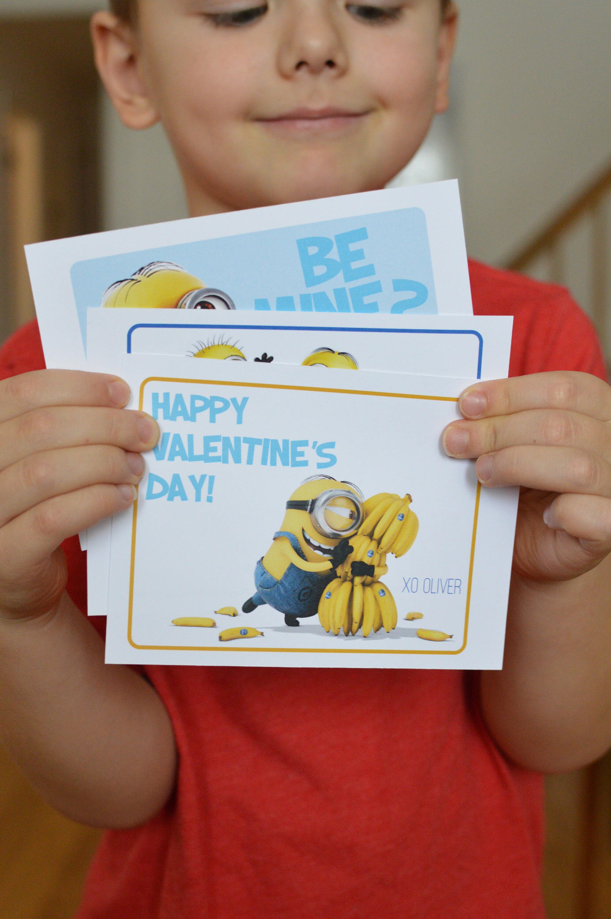 Minions CUSTOM Valentine's Card X4 PRINTABLE FILE - Etsy