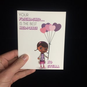 Doc Mcstuffins Custom PRINTABLE Valentine's - Etsy