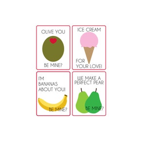 Food Pun Valentine's Day PRINTABLES