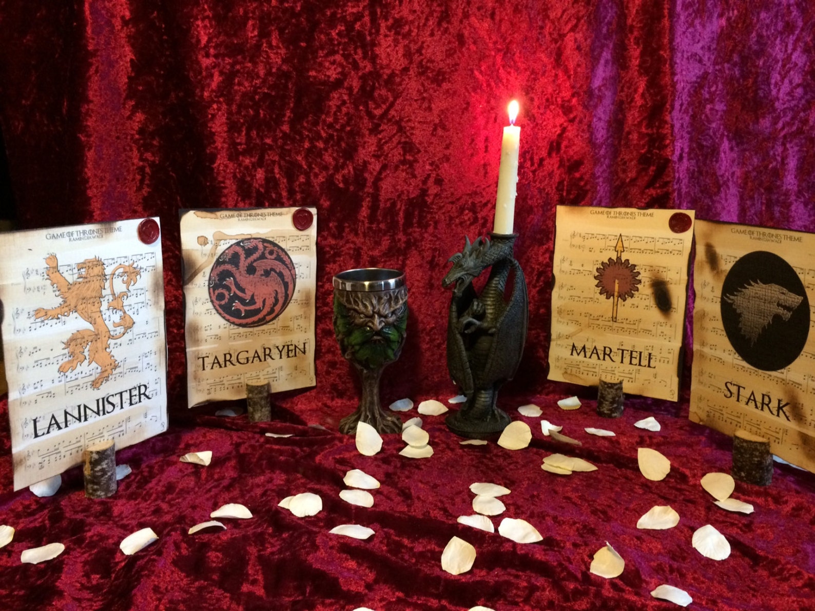 Game of Thrones Themed Wedding Table Décor Wedding Table Etsy