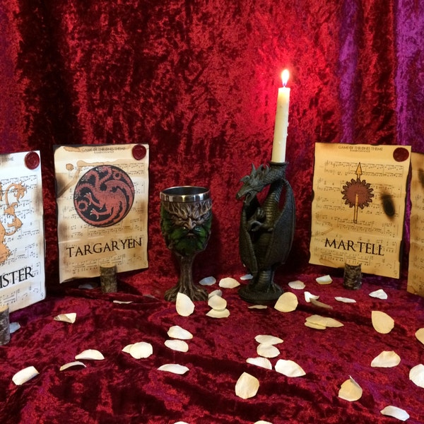 Game of Thrones themed Wedding table Décor, Wedding table placement cards, Wedding table numbers, Medieval wedding