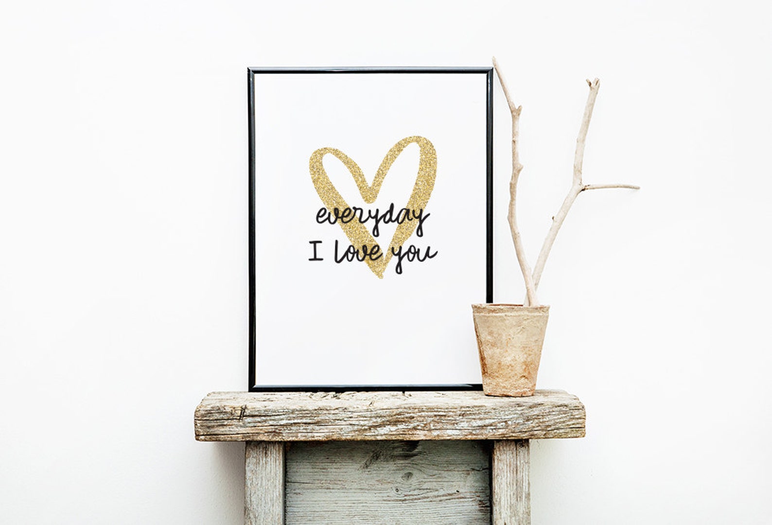 PDF Printable • "everyday I Love You" • Instant Digital Download - Etsy