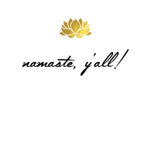 PDF Printable namaste Y'all Instant Digital Download - Etsy
