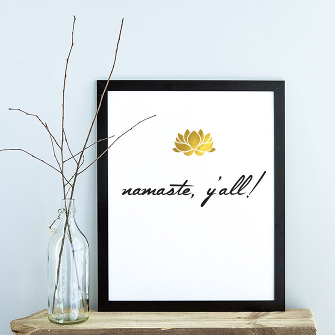 PDF Printable namaste Y'all Instant Digital Download - Etsy