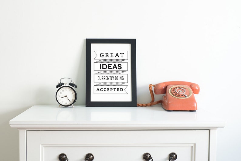 PDF Printable great Ideas Currently Being Accepted Instant Digital ...