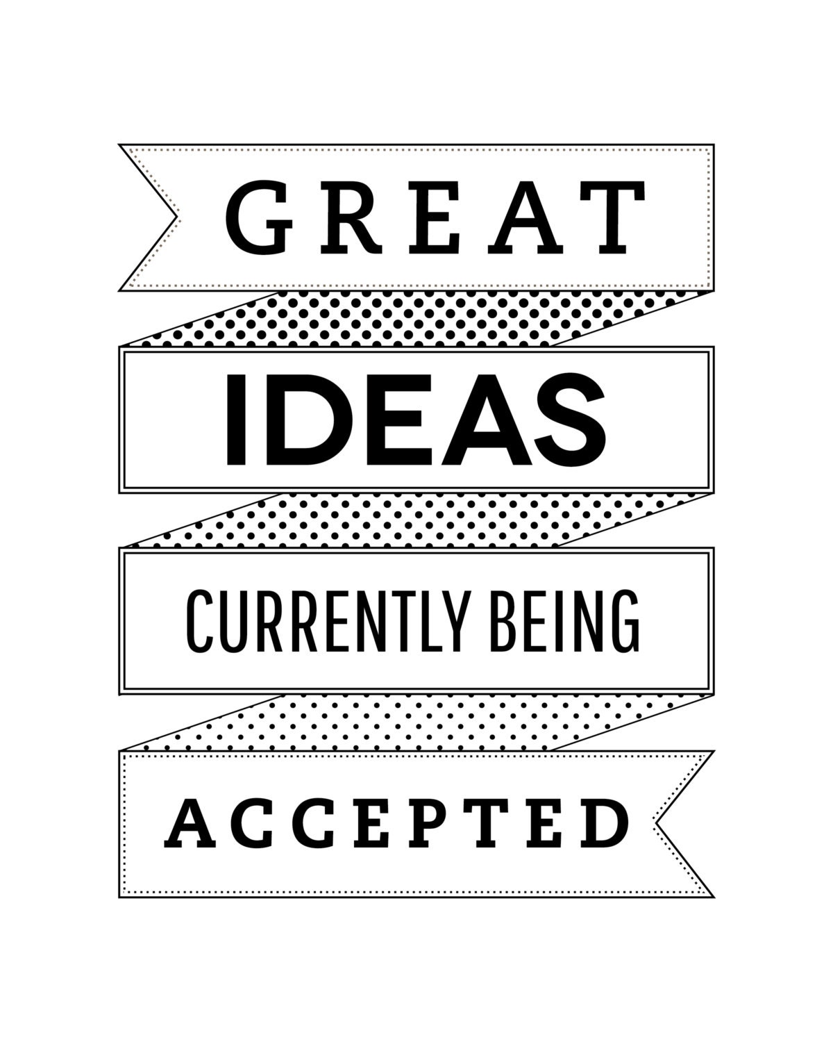 PDF Printable great Ideas Currently Being - Etsy
