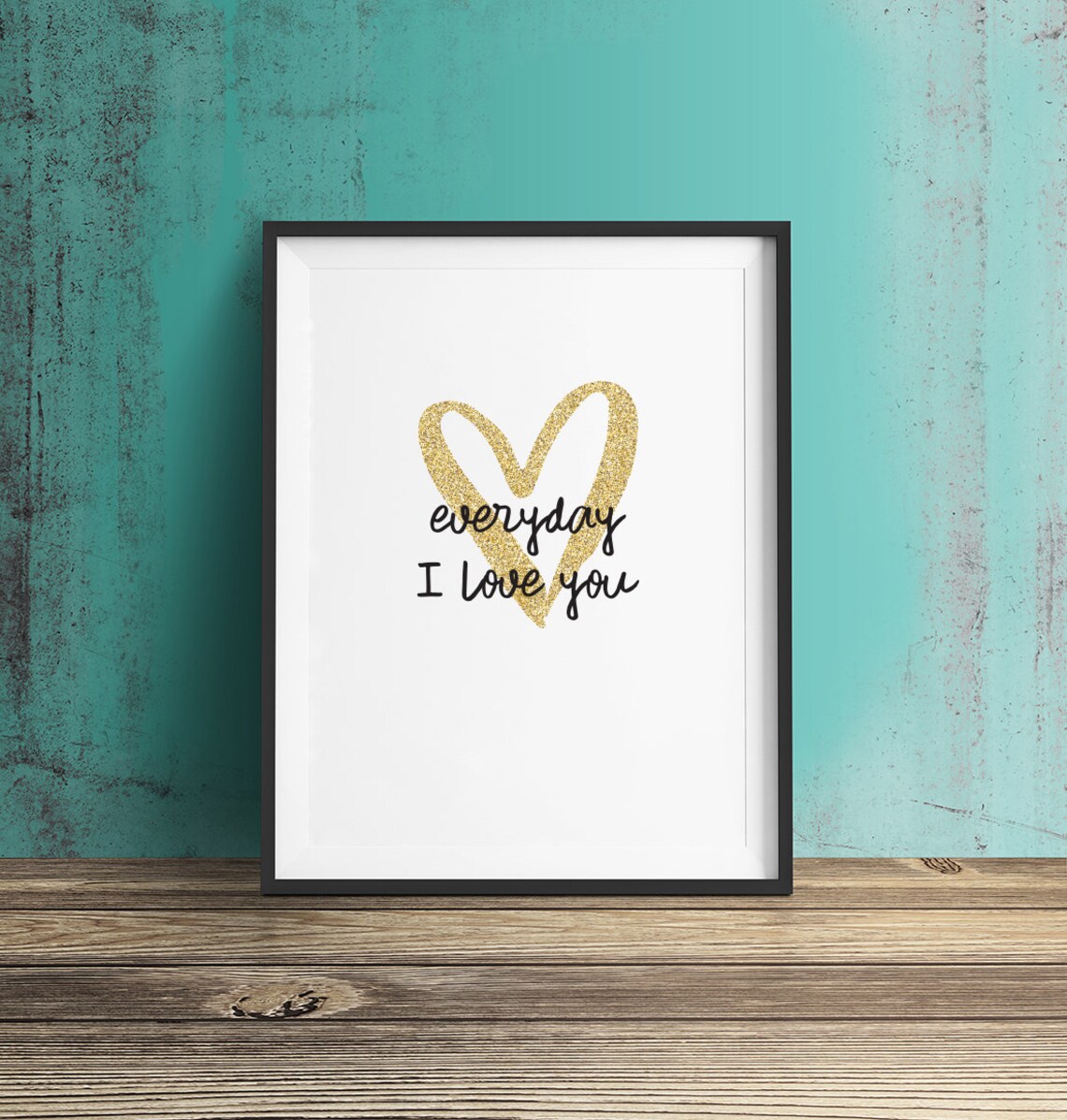 PDF Printable everyday I Love You Instant Digital Download - Etsy