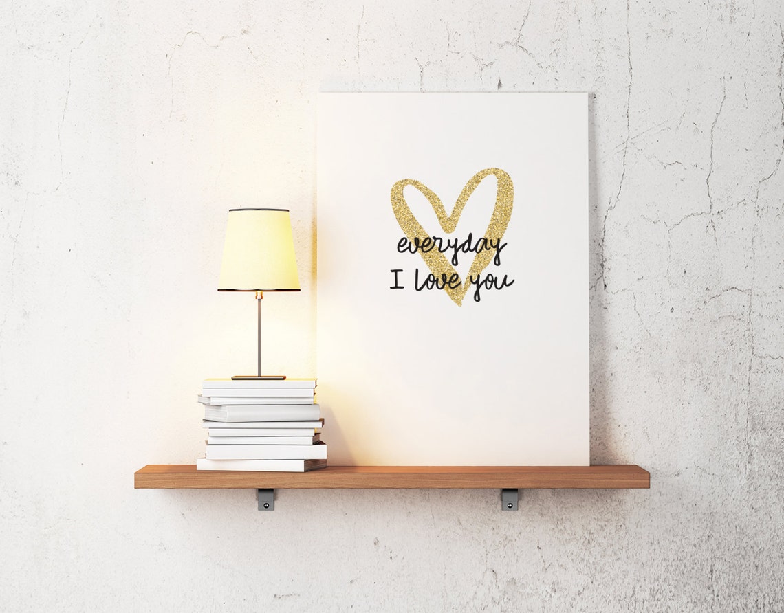 PDF Printable everyday I Love You Instant Digital Download - Etsy