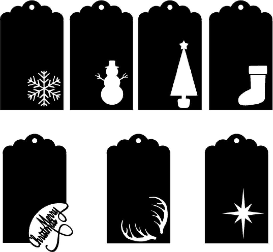 Christmas Gift Tags Svg Scrapbook Svg Gift Tags Svg Digital Download