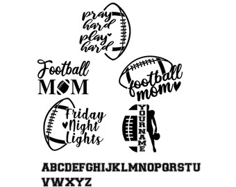 Football Bundle svg | Football svg | Football MOM Bundle svg | Football Mom svg | Friday Night Lights svg | Digital Download | eps png