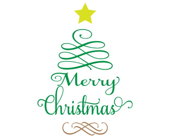 Download Merry Christmas Svg Christmas Tree Svg Digital Download Etsy