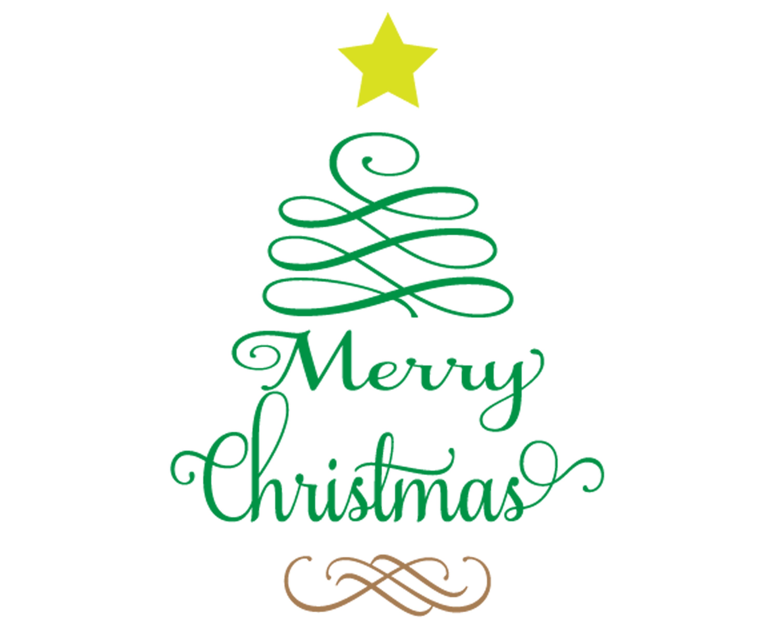 Merry Christmas svg Christmas tree svg Digital Download  Etsy