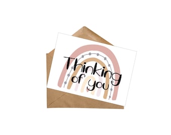 Printable Greeting Card | PDF | Digital Download | Just Because Card | Thinking of you | Love