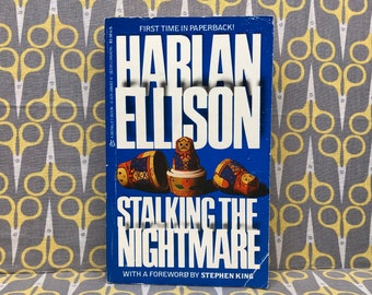 Acechando la pesadilla de Harlan Ellison, libro de bolsillo, prólogo vintage de Stephen King