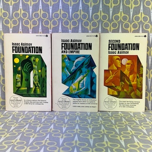 Die Foundation Trilogy von Isaac Asimov Taschenbuch Vintage Foundation, Foundation and Empire, and Second Foundation