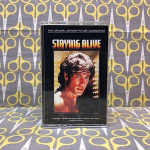 Staying Alive Motion Picture Soundtrack Cassette Tape Vintage Music