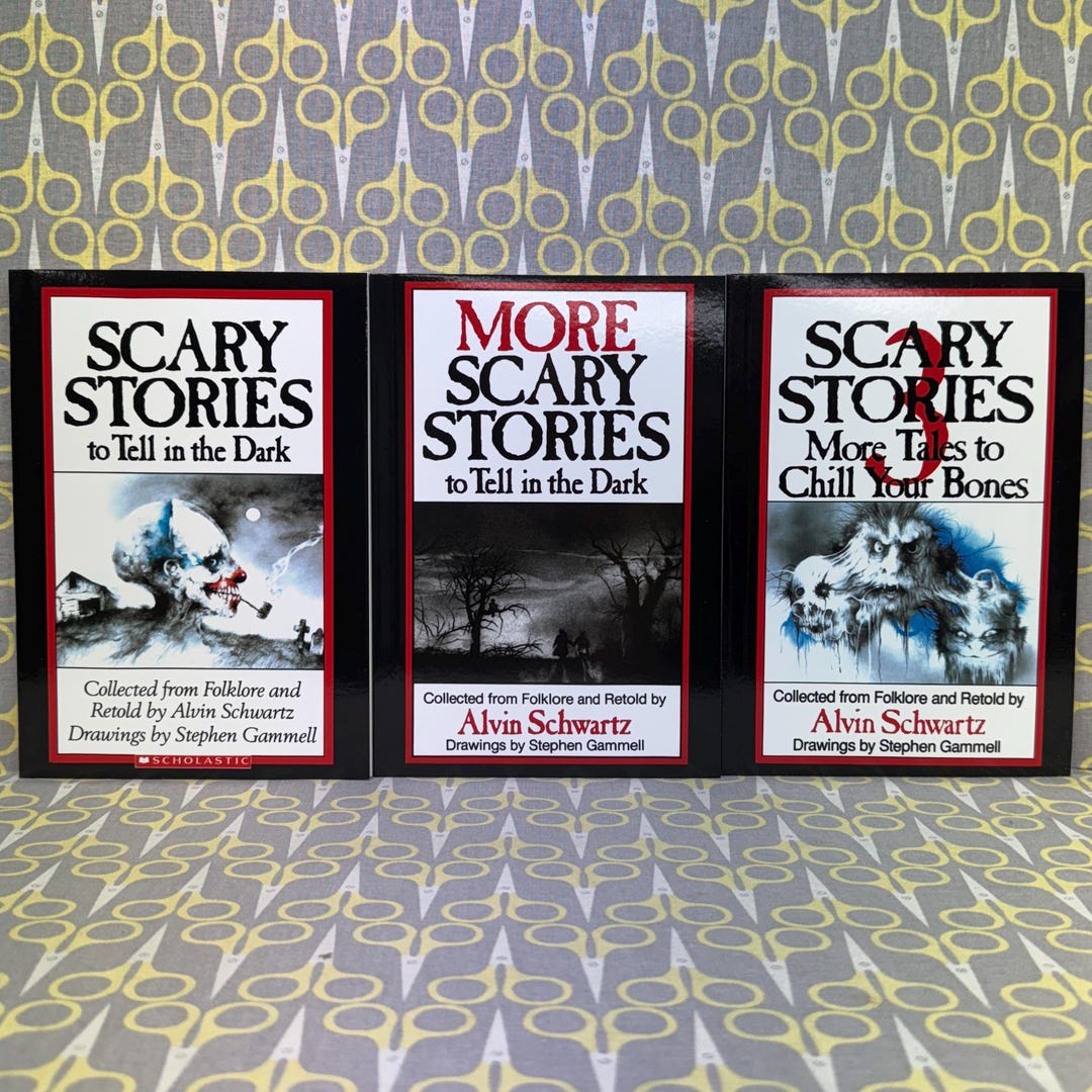 Scary Stories to Tell in the Dark Trilogy by Alvin Schwartz - Original ...
