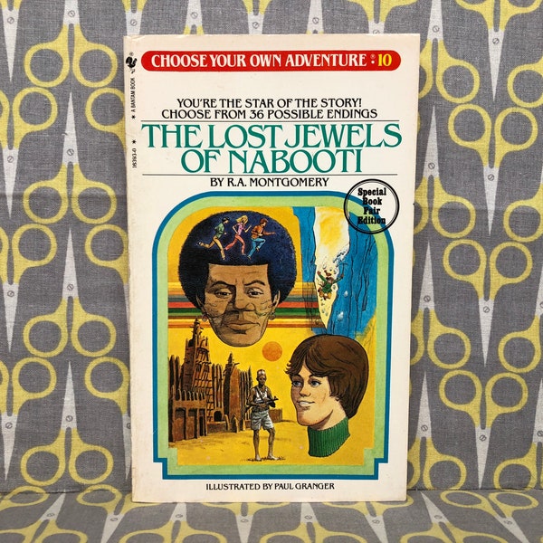 The Lost Jewels Of Nabooti by RA Montgomery paperback book vintage Choose Your Own Adventure 10