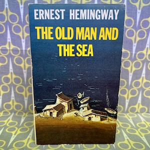 The Old Man and The Sea by Ernest Hemingway paperback book vintage