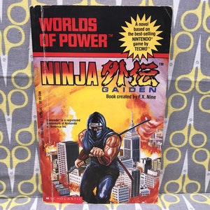 Ninja Gaiden by AL Singer created by FX Nine Worlds of Power #3 paperback book vintage