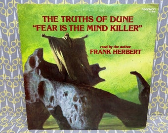 The Truths of Dune Fear is the Mind Killer read by Frank Herbert Vinyl Record Album LP Author Caedmon Science Fiction