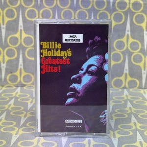 Billie Holiday – Billie Holiday’s Greatest Hits! – Vintage Cassette Compilation (1980, MCA Records)