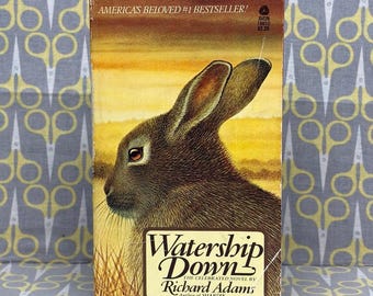 Watership Down by Richard Adams — Vintage Avon Paperback Book