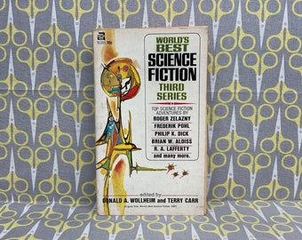 World's Best Science Fiction Third Series by Philip K. Dick Roger Zelazny Frederik Pohl and More paperback book vintage