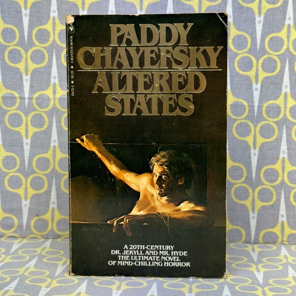 Altered States by Paddy Chayefsky Paperback Book movie tie in novelization Vintage