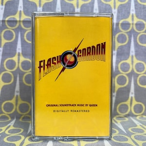 Flash Gordon Soundtrack by Queen Cassette Tape Vintage Music Movie Soundtrack