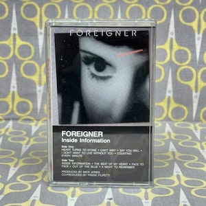 Inside Information by Foreigner – Classic Rock Cassette Album