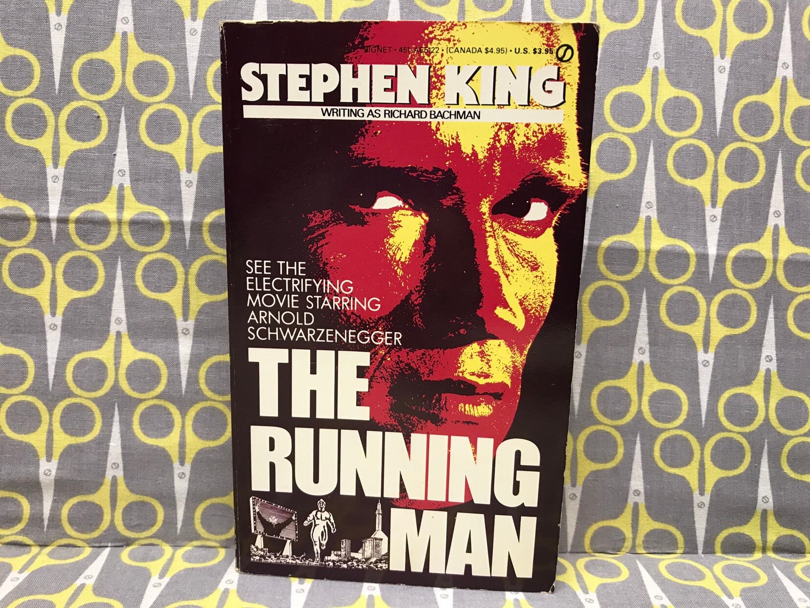 The Running Man by Richard Bachman Stephen King paperback book | Etsy