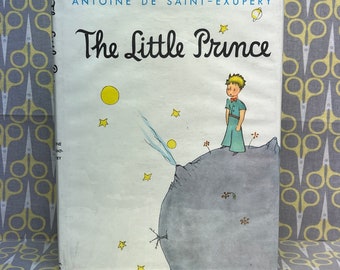 The Little Prince by Antoine De Saint Exupery hardcover book vintage
