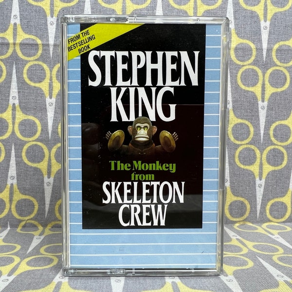 The Monkey From Skeleton Crew by Stephen King read by Stephen King Cassette Tape Audiobook