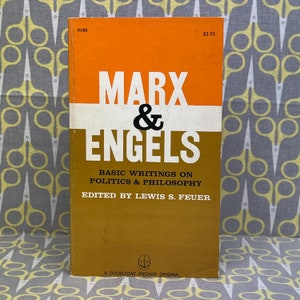 Marx and Engels Basic Writings on Politics and Philosophy edited by Lewis Feuer paperback book vintage