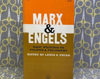 Marx y Engels Escritos básicos sobre política y filosofía editados por Lewis Feuer libro de bolsillo vintage