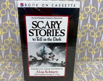 Scary Stories to Tell in the Dark by Alvin Schwartz — Factory Sealed Audiobook Cassette