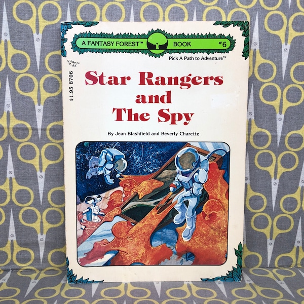 Star Rangers and The Spy by Jean Blashfield and Beverly Charette paperback book vintage Fantasy Forest Book 6 TSR Book