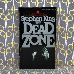 The Dead Zone by Stephen King paperback book vintage