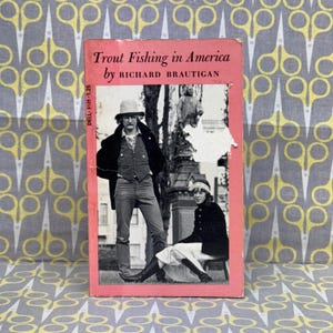 Pesca alla trota in America di Richard Brautigan libro tascabile vintage