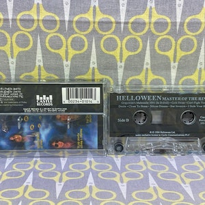 Master of the Rings by Helloween Cassette Tape Vintage Music image 3