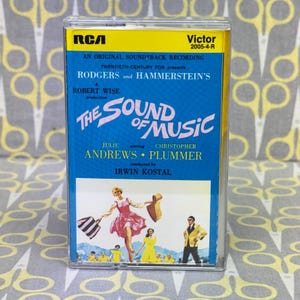 The Sound Of Music An Original Soundtrack Recording Cassette Tape Vintage Movie Music